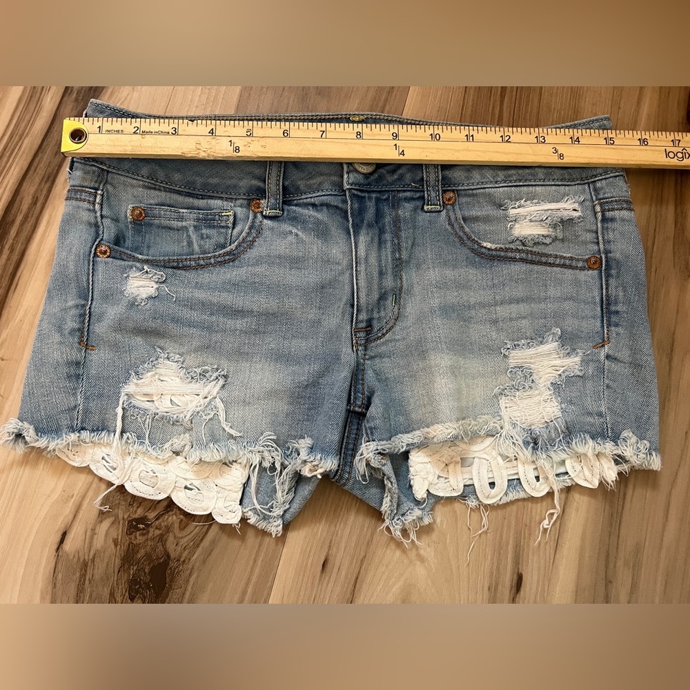 American Eagle Jean shortie shorts